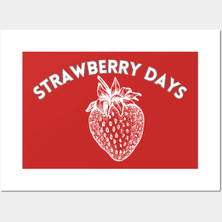 Lined Strawberry Days Celebration Pleasant Grove Utah Posters and Art